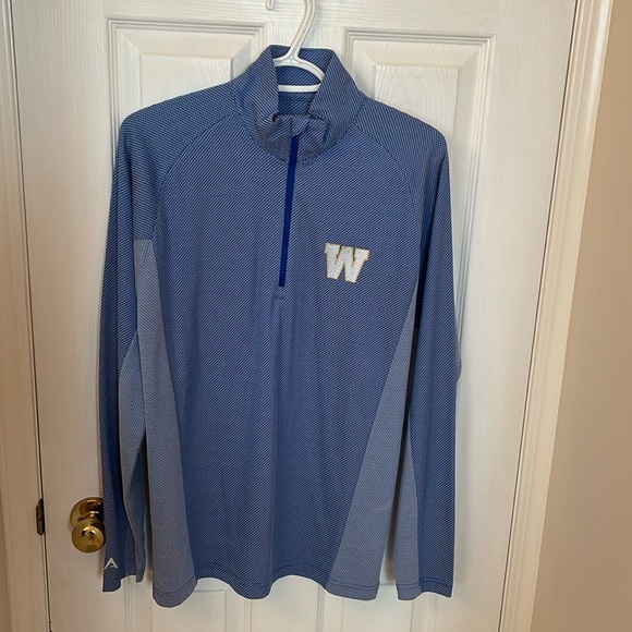 Winnipeg Blue Bombers Men’s Small Quarter Zip - Picture 1 of 3